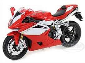 MV Agusta  - 2012 red/white - 1:12 - Maisto - 11098r - mai11098r | The Diecast Company