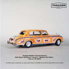 Rolls Royce  - Phantom V *John Lennon* 1964 yellow - 1:18 - Paragon - 98212 - para98212 | The Diecast Company