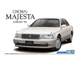 Toyota  - UZS141 Crown Majesta 1991  - 1:24 - Aoshima - 05751 - abk05751 | The Diecast Company
