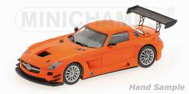 Mercedes Benz  - 2011 orange - 1:43 - Minichamps - 410113204 - mc410113204 | The Diecast Company