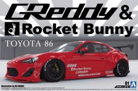 Toyota  - 86 Greddy & Rocket Bunny 2012  - 1:24 - Aoshima - 06186 - abk06186 | The Diecast Company