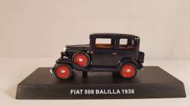 Fiat  - 1938 blue - 1:43 - Magazine Models - cara038 - magcara038 | The Diecast Company
