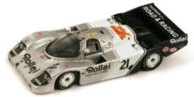 Porsche  - 1984 silver/white/black - 1:43 - Spark - s3489 - spas3489 | The Diecast Company