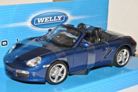 Porsche  - 2012 blue - 1:24 - Welly - 22479Cb - welly22479Cb | The Diecast Company