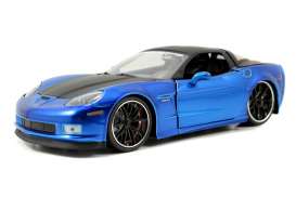 Chevrolet Corvette - 2006 blue - 1:24 - Jada Toys - 96804b - jada96804b | The Diecast Company