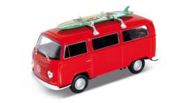 Volkswagen  - 1972 red - 1:34 - Welly - 42347SB - welly42347SB | The Diecast Company