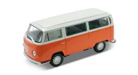 Volkswagen  - 1972 orange/white - 1:34 - Welly - 42347DTo - welly42347DTo | The Diecast Company