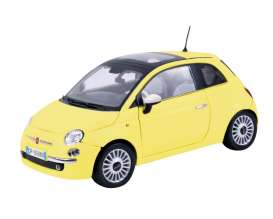 Fiat  - 2009 yellow - 1:24 - Motor Max - 73373y - mmax73373y | The Diecast Company
