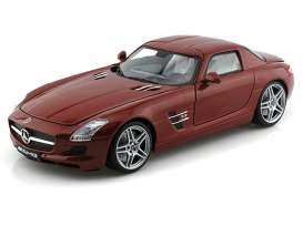 Mercedes Benz  - 2009 chocolate - 1:18 - Motor Max - 79162ch - mmax79162ch | The Diecast Company