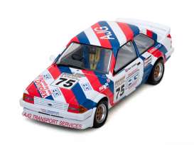 Ford  - Escort MKIII RS 1600i 1988 white/red/blue - 1:18 - SunStar - 4966 - sun4966 | The Diecast Company
