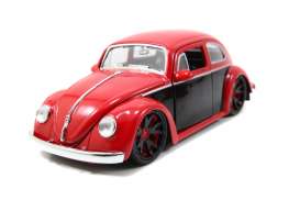 Volkswagen  - Beetle 1959 red/black - 1:24 - Jada Toys - 91697 - jada91697rbk | The Diecast Company