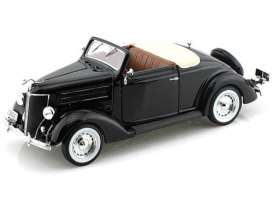 Ford  - Retro Rod 1936 black - 1:18 - Welly - 19867bk - welly19867bk | The Diecast Company