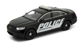 Ford  - black/white - 1:24 - Welly - 24045bk - welly24045bk | The Diecast Company