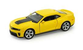 Chevrolet  - Camaro ZL1 yellow - 1:34 - Welly - 43667y - welly43667 | The Diecast Company