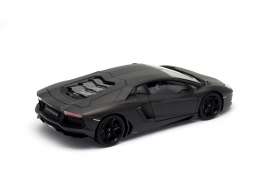 Lamborghini  - Aventador 2011 nemesis matt black - 1:18 - Welly - 18041Nemesis - welly18041bk | The Diecast Company