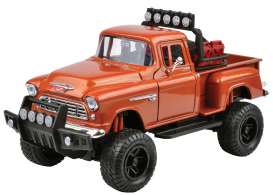Chevrolet  - 1955 orange - 1:24 - Motor Max - 79133 - mmax79133 | The Diecast Company