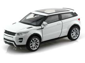Range Rover  - Evoque 2010 white - 1:34 - Welly - 43649w - welly43649w | The Diecast Company