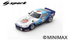 Nissan  - 1976 blue/white - 1:43 - Spark - s3582 - spas3582 | The Diecast Company