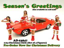 Figures diorama - 2014 red/white - 1:24 - American Diorama - 23847 - ad23847 | The Diecast Company