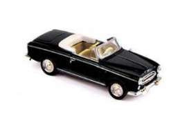 Peugeot  - 403 Cabriolet 1957 black - 1:87 - Norev - 474337 - nor474337 | The Diecast Company