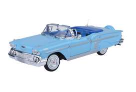 Chevrolet  - 1958 blue - 1:24 - Motor Max - 73267b - mmax73267b | The Diecast Company