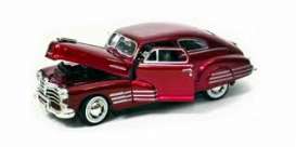 Chevrolet  - 1948 metallic red - 1:24 - Motor Max - 73266mr - mmax73266mr | The Diecast Company