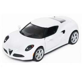 Alfa Romeo  - 4C 2013 white - 1:24 - Motor Max - 79320w - mmax79320w | The Diecast Company