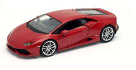 Lamborghini  - Huracan 2015 red - 1:24 - Welly - 24056r - welly24056r | The Diecast Company