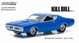 Dodge  - 1971 blue - 1:64 - GreenLight - 44700B - gl44700B | The Diecast Company