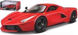 Ferrari  - Laferrari red - 1:18 - Bburago - 16001r - bura16001r | The Diecast Company