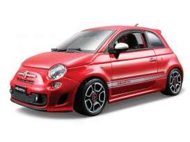 Fiat  - 2014 red - 1:24 - Bburago - 22111r - bura22111r | The Diecast Company