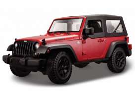 Jeep  - 2014 red - 1:18 - Maisto - 31676r - mai31676r | The Diecast Company