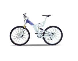 Audi  - Design Cross Bike white/blue - 1:10 - Welly - 62575 - Welly62575 | The Diecast Company