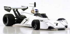 Brabham  - 1974 white - 1:43 - Spark - s4344 - spas4344 | The Diecast Company