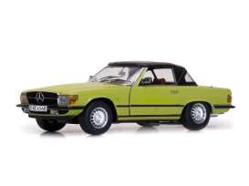 Mercedes Benz  - 1977 mimosa yellow - 1:18 - SunStar - 4568 - sun4568 | The Diecast Company