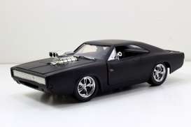 Dodge  - Charger F&F 1970 matt black - 1:24 - Jada Toys - 97174 - jada253203012 | The Diecast Company