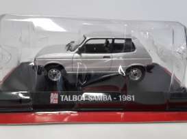 Talbot  - Samba 1981 silver - 1:43 - Magazine Models - APsamba - magAPsamba | The Diecast Company