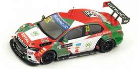 Citroen  - 2015 white/green/red - 1:43 - Spark - s4522 - spas4522 | The Diecast Company