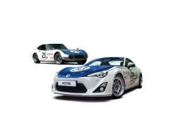 Toyota  - GT86 2015 white/blue - 1:43 - IXO Models - mdcs04ty - ixmdcs04ty | The Diecast Company