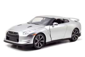 Nissan  - Skyline GT-R (R35) F&F silver - 1:24 - Jada Toys - 97212 - jada97212 | The Diecast Company