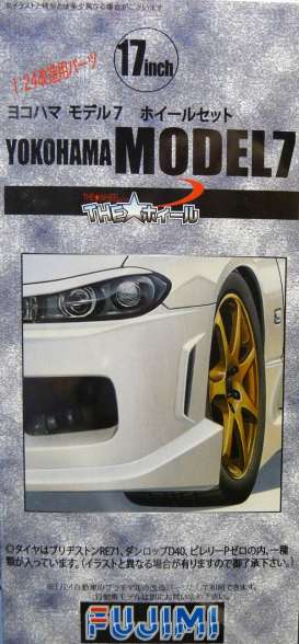 Wheels & tires  - 1:24 - Fujimi - 193366 - fuji193366 | The Diecast Company