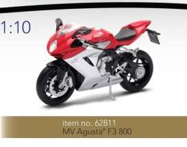 MV Agusta  - 2015 red/silver - 1:10 - Welly - 62811 - welly62811 | The Diecast Company