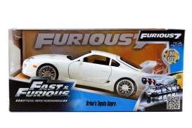 Toyota  - Supra F&F 1995 white - 1:24 - Jada Toys - 97375 - jada253203046 | The Diecast Company