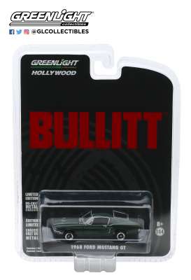 Ford  - Mustang GT *1968 Bullitt* 1968 highland green - 1:64 - GreenLight - 44721 - gl44721 | The Diecast Company