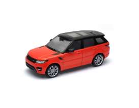 Range Rover  - 2015 orange/black - 1:24 - Welly - 24059o - welly24059o | The Diecast Company