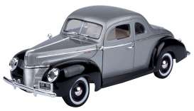 Ford  - Deluxe 1940 grey/black - 1:18 - Motor Max - 73108gybk - mmax73108gybk | The Diecast Company