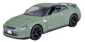 Nissan  - Skyline GTR R35 2008 matt green - 1:24 - Motor Max - 79506mgn - mmax79506mgn | The Diecast Company