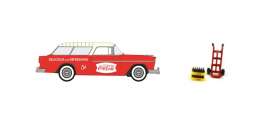 Chevrolet  - 1955 red/white - 1:24 - Motor City Classics - mocity424110 | The Diecast Company