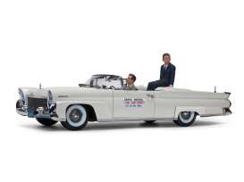 Lincoln  - Mark III Convertible *JFK* 1958 white - 1:18 - SunStar - 4707 - sun4707 | The Diecast Company