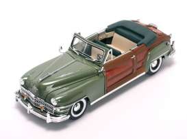 Chrysler  - 1948 heather green - 1:18 - SunStar - 6142 - sun6142 | The Diecast Company